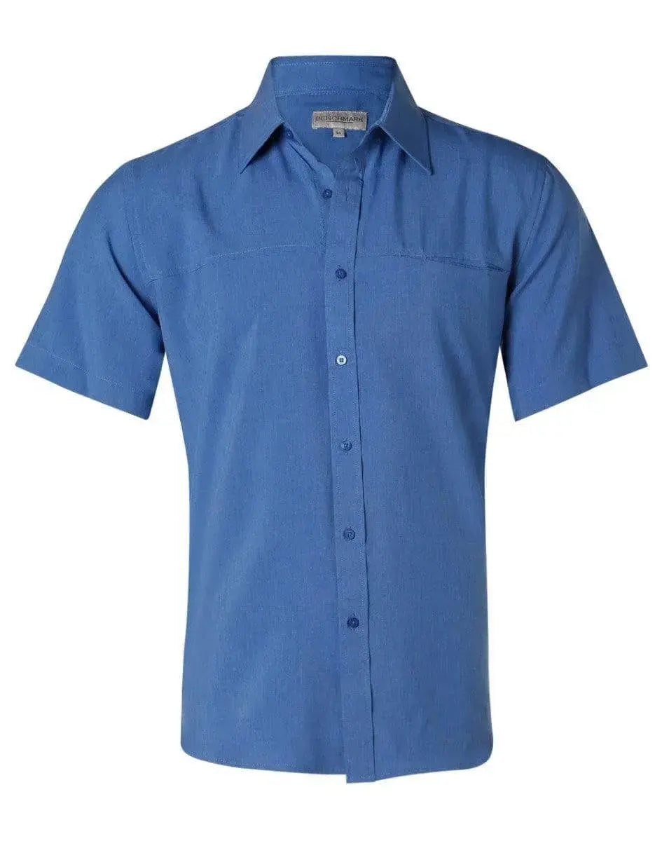 BENCHMARK Men's CoolDry Short Sleeve Shirt M7600S Metro Workwear.